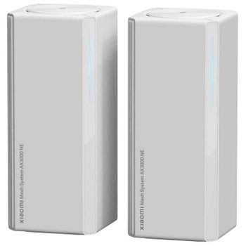 Xiaomi Mesh System AX3000 NE Sistema WiFi 6 Mesh Dual Band Blanco Pack 2 Unidades