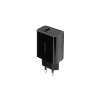 cargador usb pared tooq 1pto 21a negro