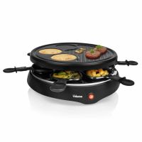 tristar ra-2998 plancha raclette 6 personas 800w negra