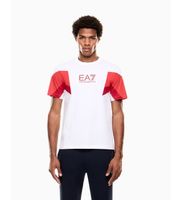 ea7 para hombre 7m001603af12503 camiseta summer block blanco xxl casual deportivo algodon manga corta