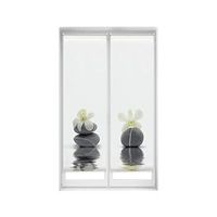 pack x 2 estores enrollables translucidos easyfix sin herramientas - estores tamano 40x150 - estor modelo orquidea - estor sin taladrar  blindecor