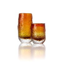 vaso de vidrio en ambar 85x85x105 cm