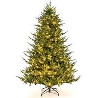 183cm arbol de navidad artificial costway 125 x 125 x 183 cm