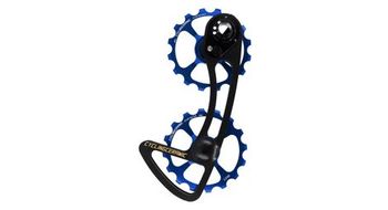 Jaula de cambio sobredimensionadacyclingceramic 16 16t para desviadores mecanicos sram rival force red azul