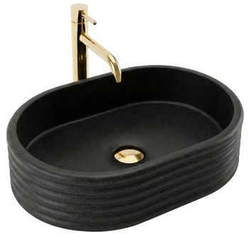 Lavabo Sobre Encimera Nicoletta Black