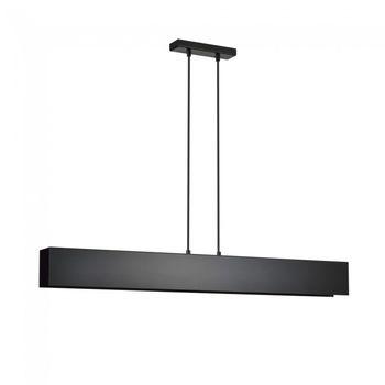 Lámpara de techo tarlen negro (4 luces)