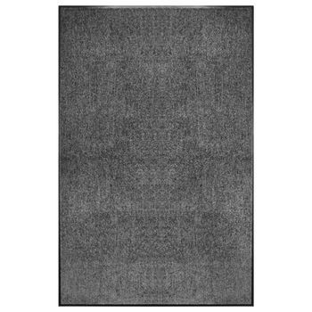 Felpudo Lavable Gris Antracita 120x180 Cm Vidaxl