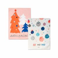 ho ho ho pano de cocina 2 ud 70x50 cm