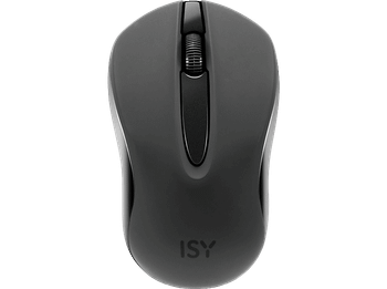 Ratón inalámbrico - ISY IWM-1000, Óptico, 1000 ppp, Silencioso, Negro