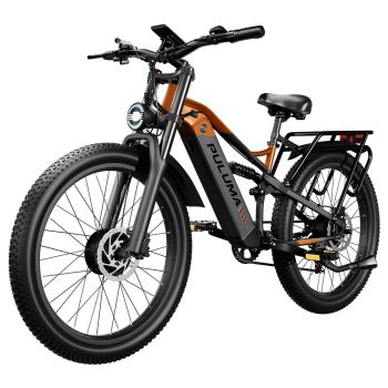 [EU DIRECT] Bicicleta eléctrica PULUMA PE86 PRO 48V 20Ah batería Samsung 500W*2 motores duales llantas de 26 pulgadas se