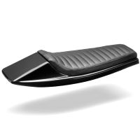 asiento completo universal para moto flat track negro