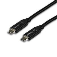 startech cable usb-c con pd 5a 2m negro