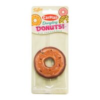 dangling donuts carded air freshener - toffee