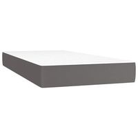 colchon de cama  colchon de muelles ensacados para ninos tela gris 80x160 cm