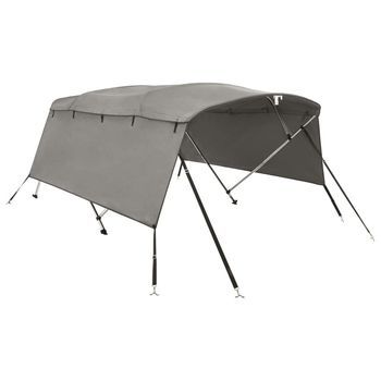 Toldo Bimini 4 Arcos Con Paredes Laterales 243x(170-182)x137 Cm Vidaxl