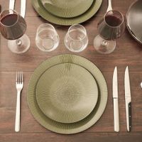 estuche de 6 cuchillos carne  negro