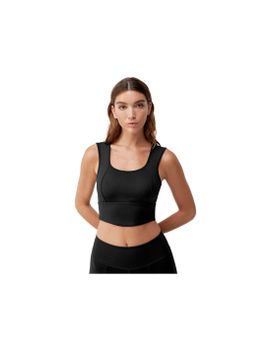 Top Born Living Yoga Alisha Negro Mujer