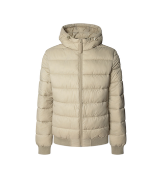 Pepe Jeans para hombre. PM4027187 Chaqueta Puffer beige (XL), Casual, Poliéster