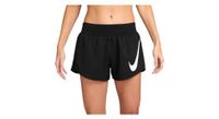 pantalon corto nike one swoosh 3in negro  mujer