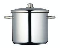 olla de acero inoxidable 11l plata