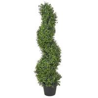 planta artificial en maceta uso interior exterior decoracion de plastico maceta negra 98 cm spiral tree