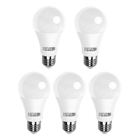 aigostar - 15w bombillas led a60 casquillo gordo e27 1200 lumen luz calida 3000kno regulable - 5 unidades