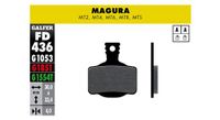 pastillas de freno de metal galfer compatibles magura mt2   mt4   mt6   mt8   mts rojo advanced