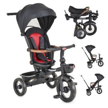 Triciclo Plegable Jasper De Byox – Desde 10 Meses Hasta 25 Kg - Black