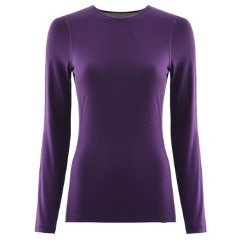 Föhn Women's Merino Long Sleeve Base Layer (M_200), Purple