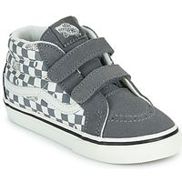 vans zapatillas altas sk8-mid reissue v geo check pewter para nina