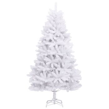 Árbol De Navidad | Decoraciones De Navidad Artificial Con Bisagras Y Soporte Blanco 270cm