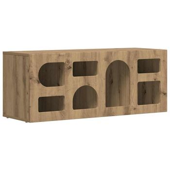 Mueble De Tv Elst 100 X 35 X 40 Cm Roble Artisan Vidaxl