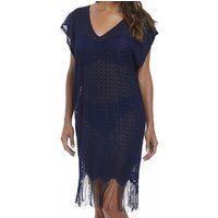 antheia v-neck crochet tunic beach cover