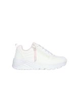 zapatillas skechers uno lite - easy zip nina blanco