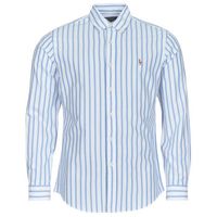 polo ralph lauren camisa manga larga camisa de corte recto en oxford para hombre