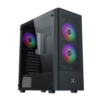 caja gaming xigmatek hero ii air 3f ventana cristal templado rgb atx