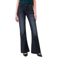 guess pantalon de campana beverly low rise w6baj7 d2088 para mujer