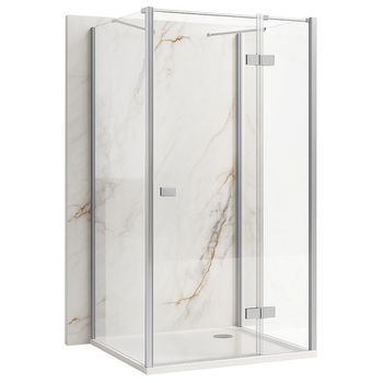 Cabina De Ducha De Pared Rea Atlas Chrome 100x80 Left