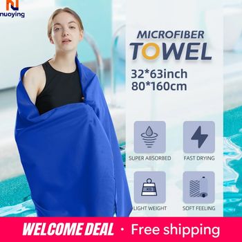 Toalla de Playa de Microfibra Portátil, Resistente a la Arena, de Secado Rápido, Súper Suave, para Viajes, Deportes, Natación, Yoga y Gimnasio