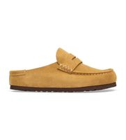 birkenstock para mujer 1033127 mocasines de piel naples wrapped ajuste estrecho mostaza 37 plano ante ninguno casual