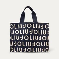 liu jo bolsa l tote knitted logo para mujer