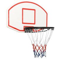 tablero de baloncesto polietileno blanco 71x45x2 cm vidaxl