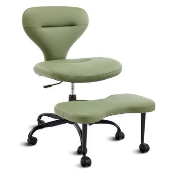 Silla De Meditación Para Adultos Verde, 67 × 80 × 84 Cm, Altura Regulable