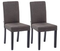juego de 2 sillas de comedor ina de tela 41x47x91 cm