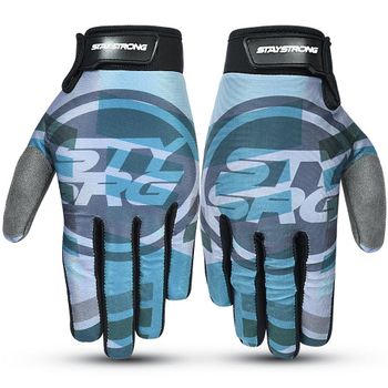 Stay Strong Icon Line Youth Gloves - Teal Youth X Small