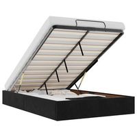 cama matrimonial  cama para adultos  estructura de cama otomana sin colchon terciopelo negro