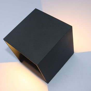 Lámparas de pared LED 7W blanco frío blanco cálido impermeable Interior exterior luces de pared cuadradas nórdicas modernas para pasillos de jardín interiores