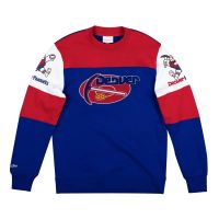 sudadera denver nuggets perfect season crew mitchell and ness