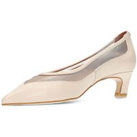 angel alarcon zapatos de tacon 25052 ivory para mujer