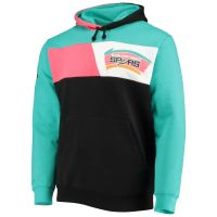 sudadera san antonio spurs color blocked mitchell and ness